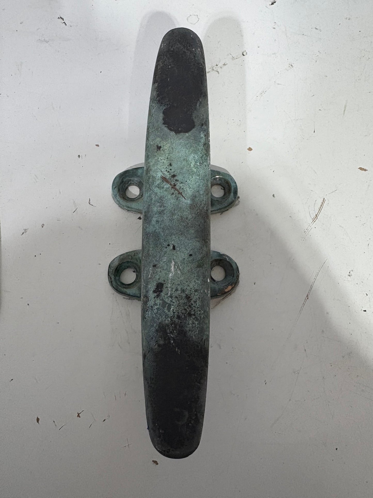 Vintage 8 1/4" Hollow Chromed Bronze Cleat