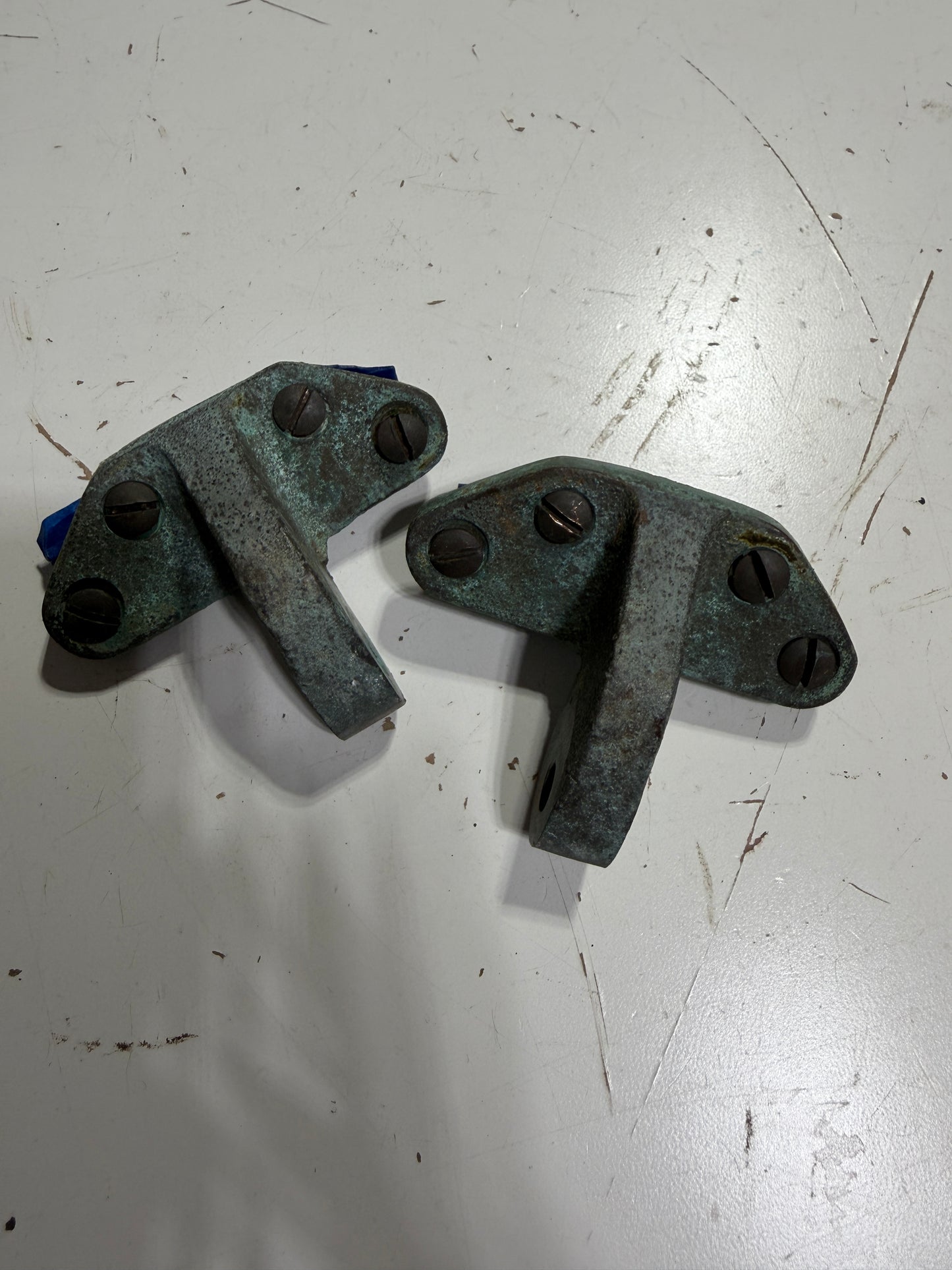 Solid Bronze Hatch Hinge Ends