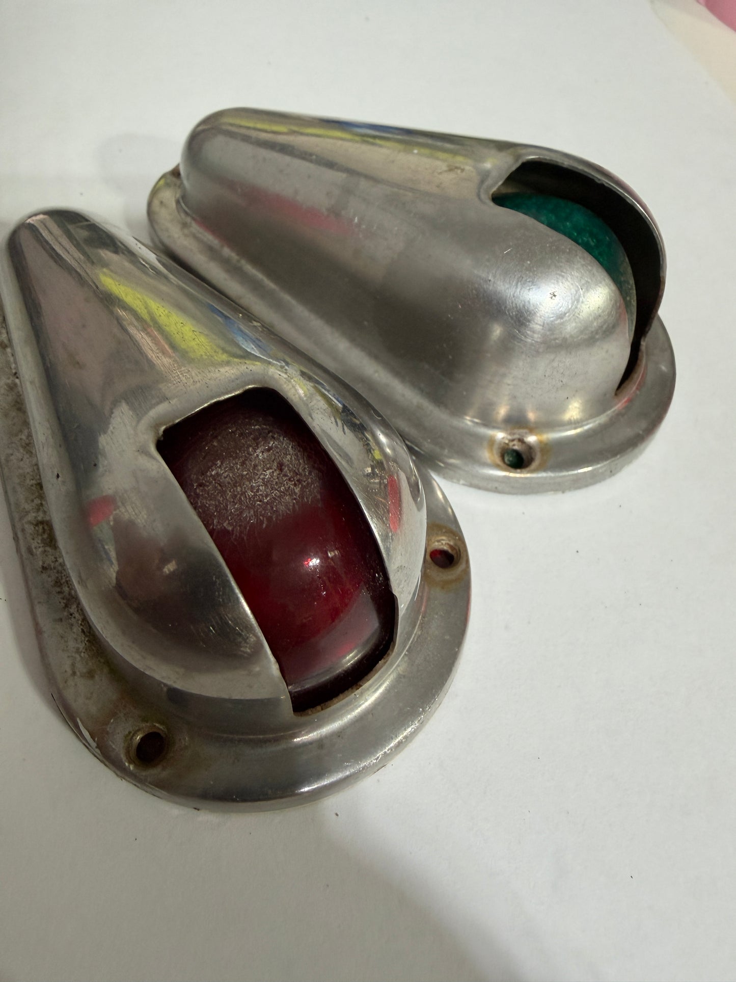 PAIR Perko Navigation Lights - Plastic Lens AS IS