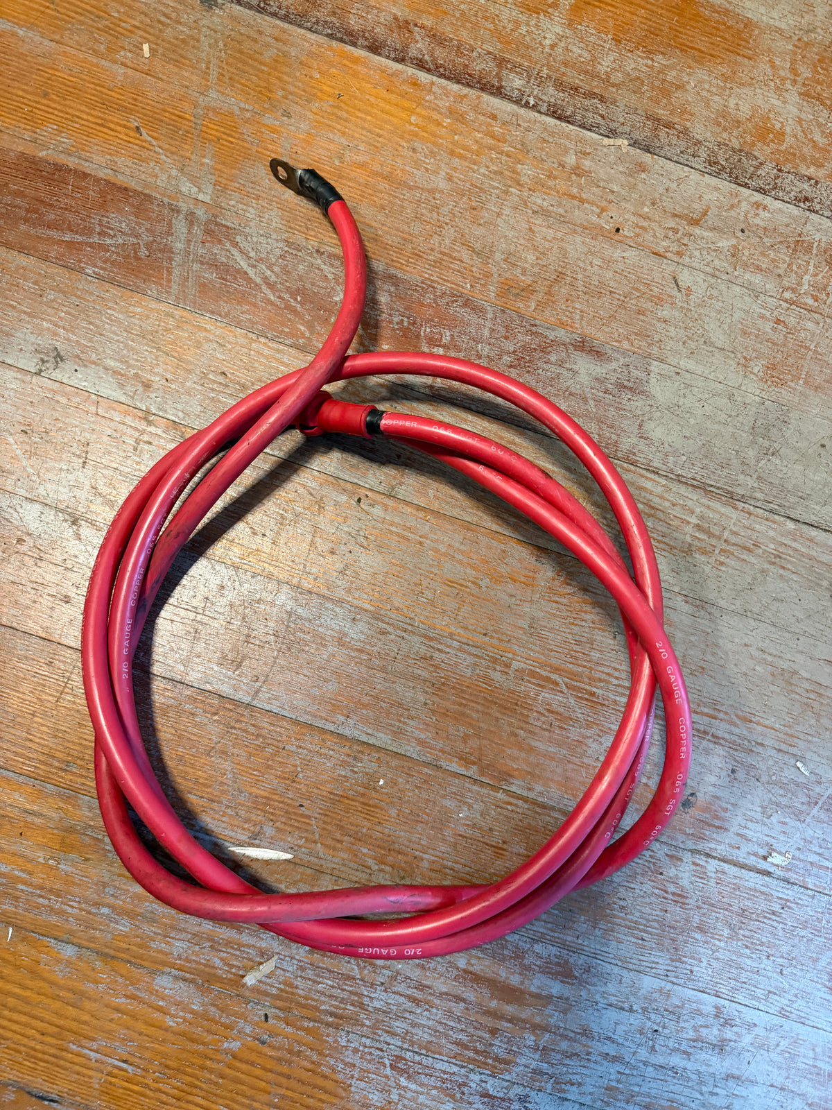 11'4" Length 2/0 Gage Copper .065 SGT Battery Cable