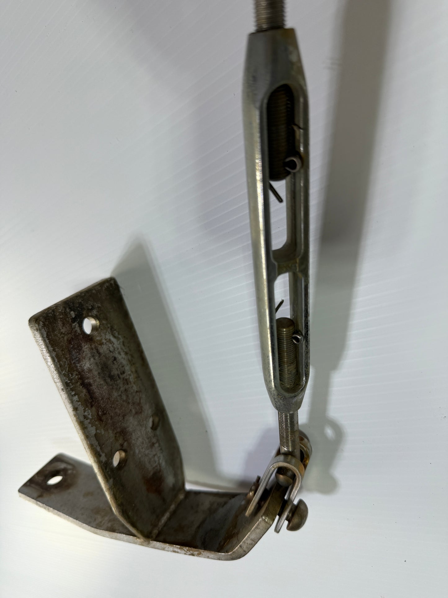 Stainless Stem Strap - 4" Angled Bow Strap