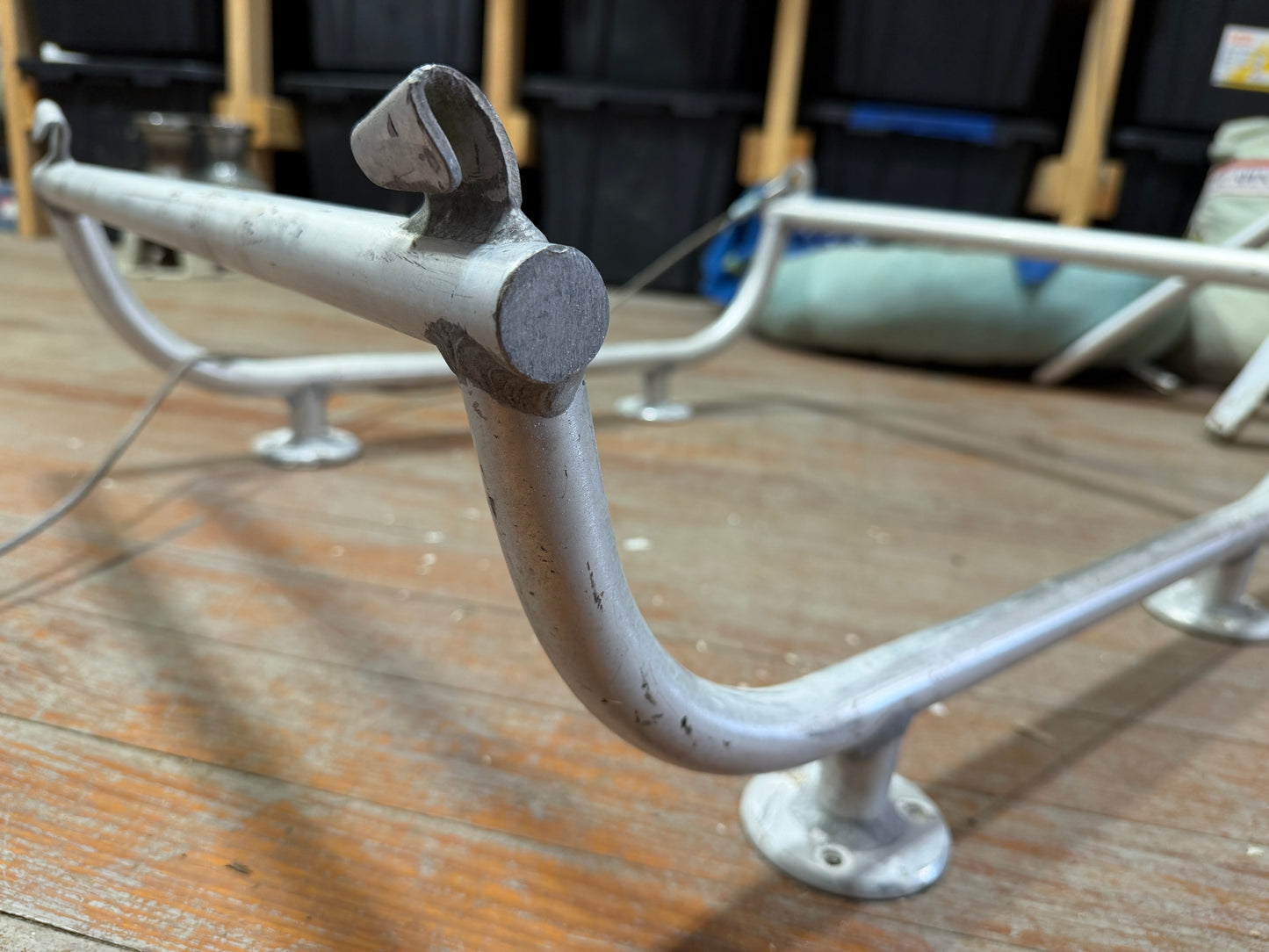 Aluminum Life Raft / Dinghy Cradle - 25" Wide