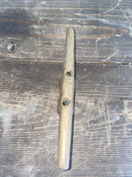 Vintage 7 1/4” Solid Brass Cleat