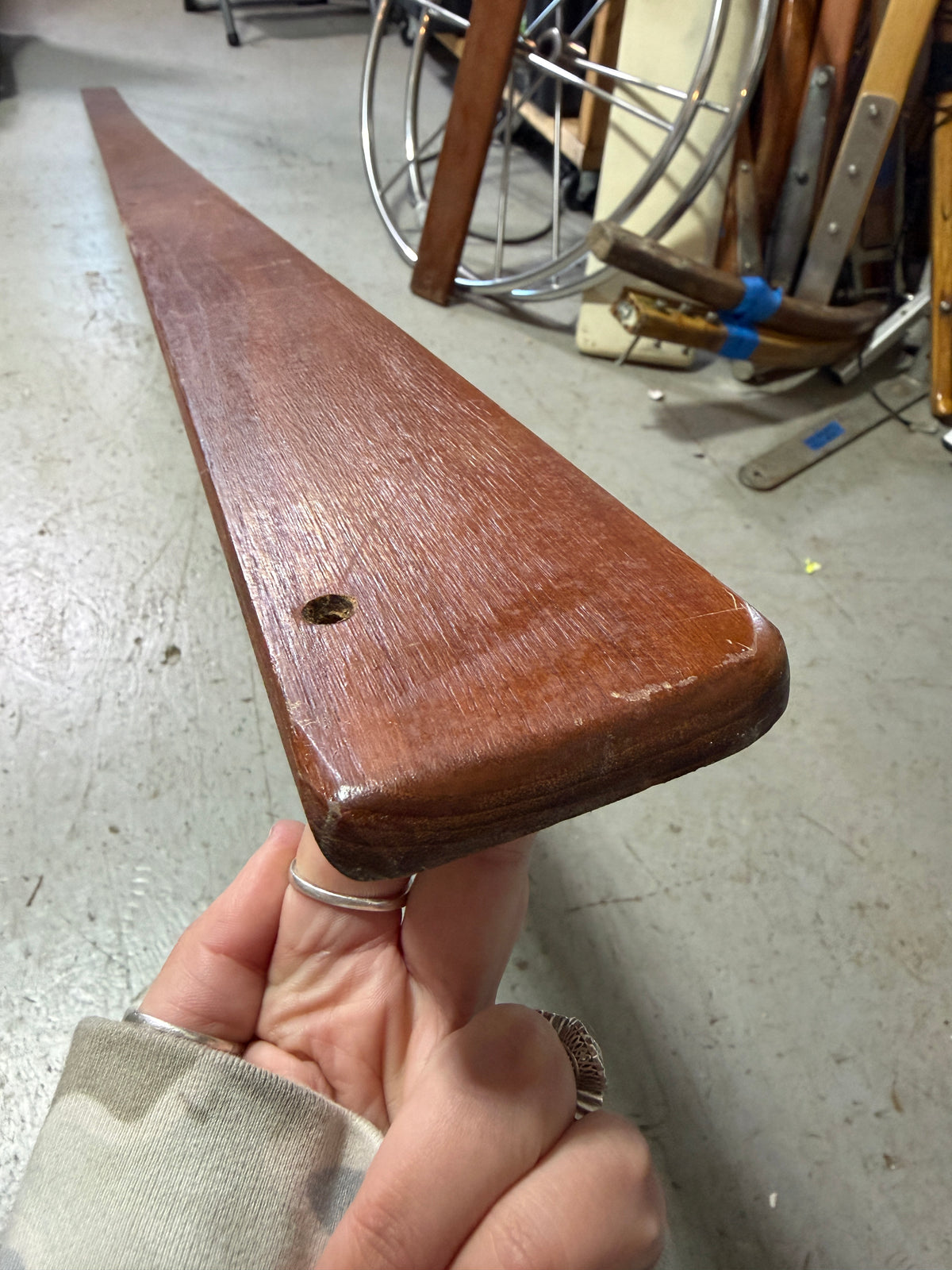 94 3/4" Length x 3" Width x 1/2" Thickness Teak Trim - Pearson 27
