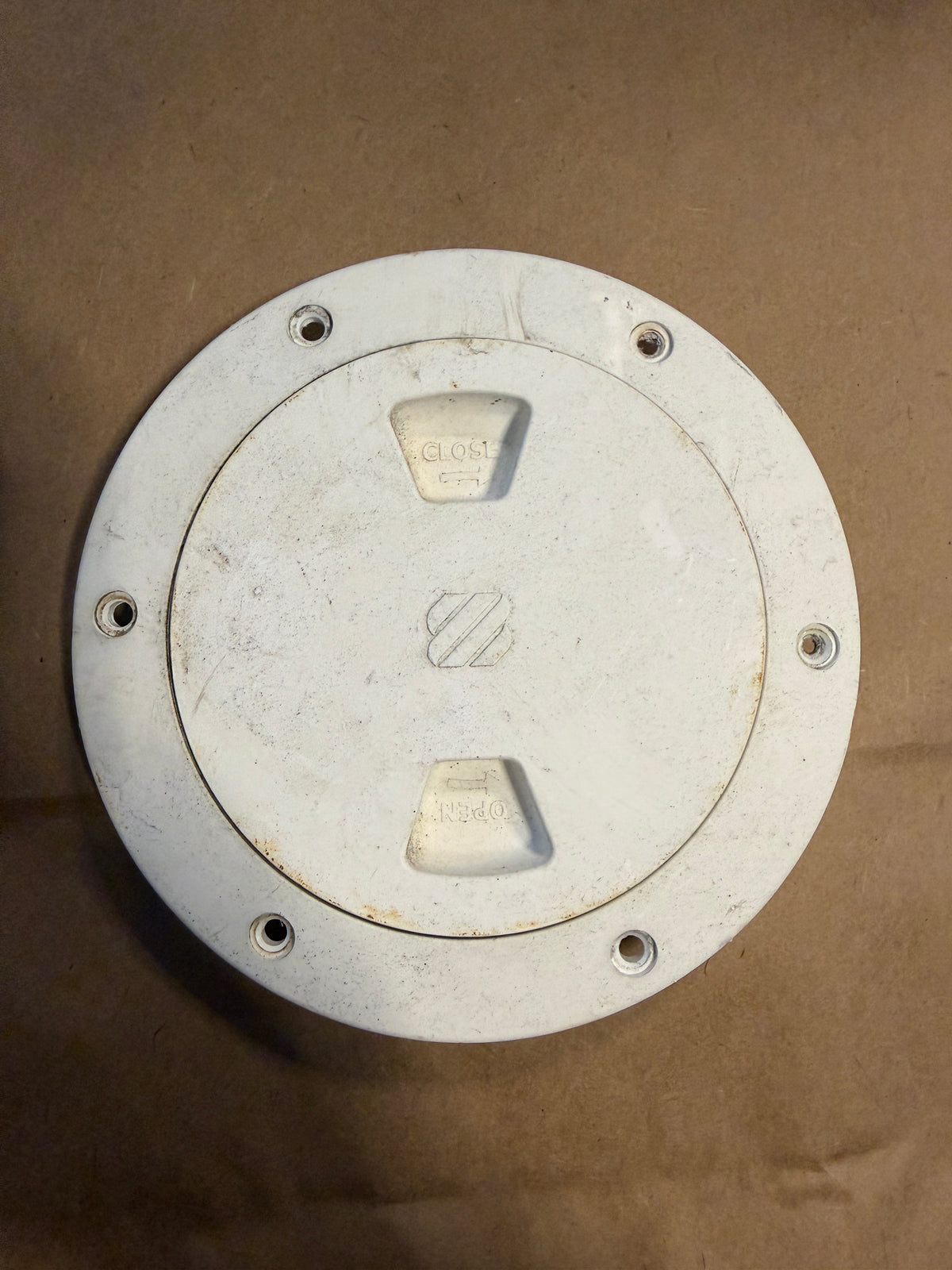West Marine 4 1/2" Diameter Plastic Deck Plate