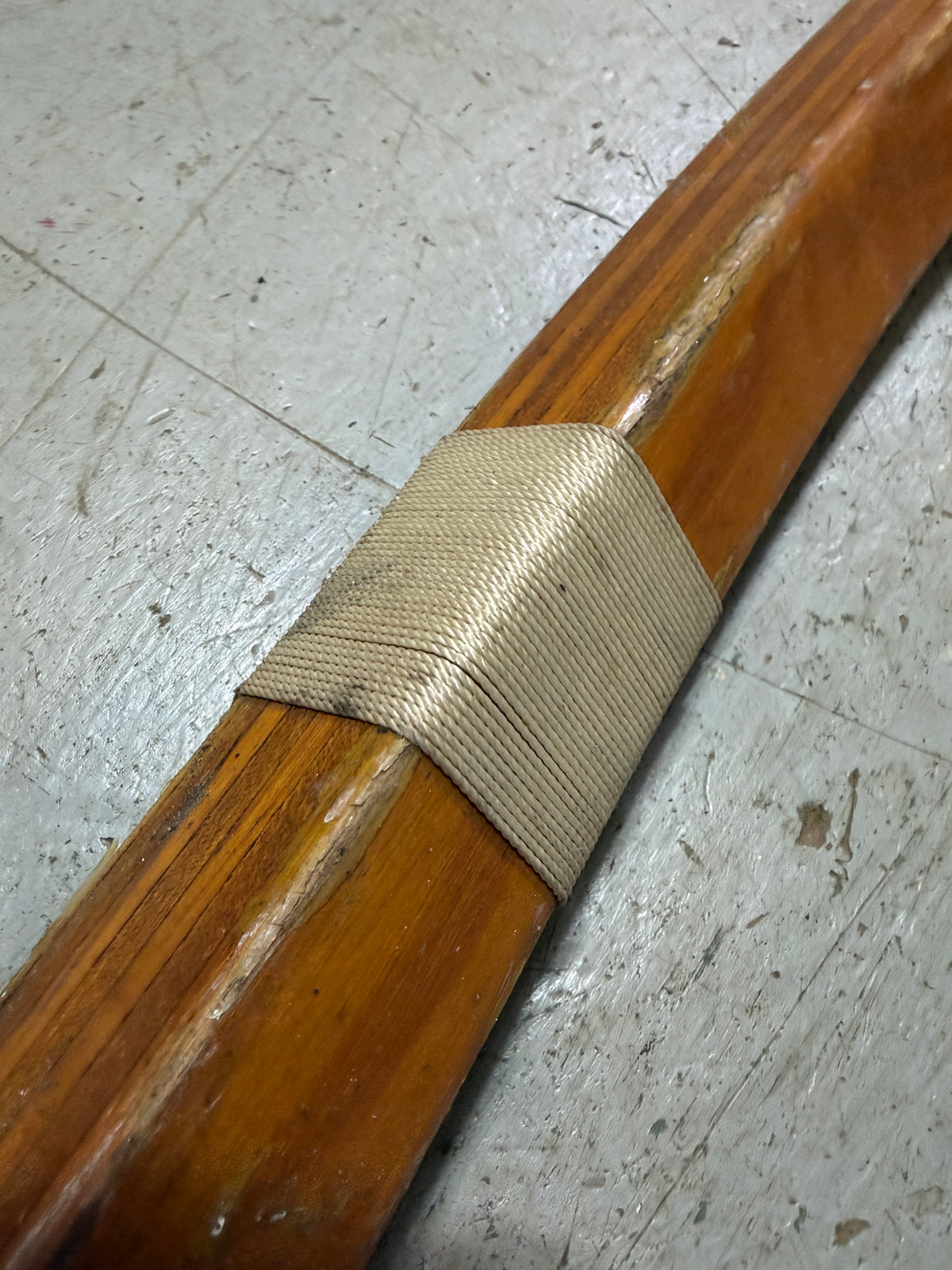 47 1/2" Length Slightly Curved Tiller Handle - Islander 30