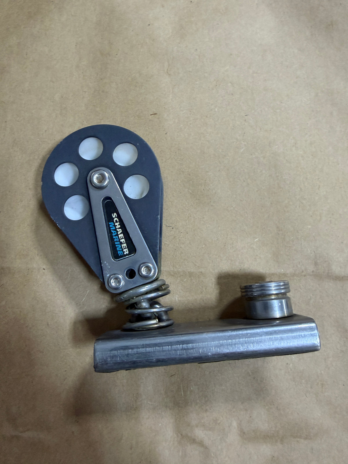 Schaefer 1 1/4" Pull Top Track Car - 2 1/4" Diameter Sheave x 9/16" Line