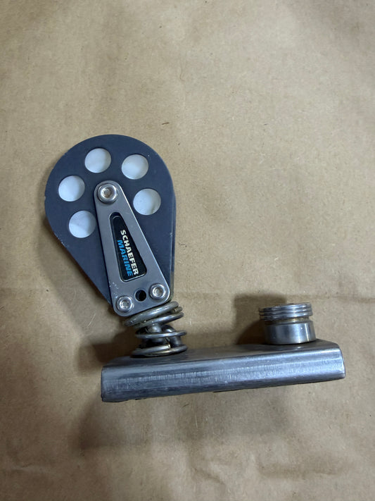 Schaefer 1 1/4" Pull Top Track Car - 2 1/4" Diameter Sheave x 9/16" Line