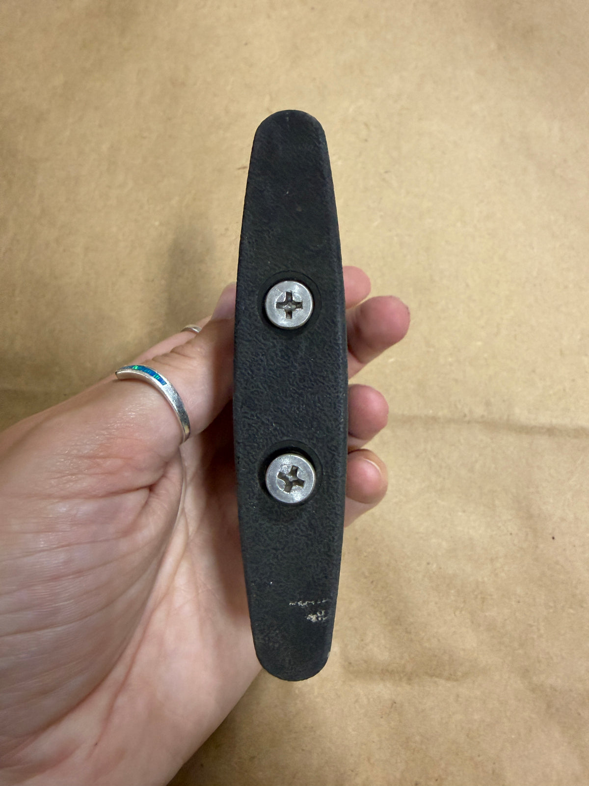 Plastic Stanchion Mounted Cleat - 4 3/8" Length