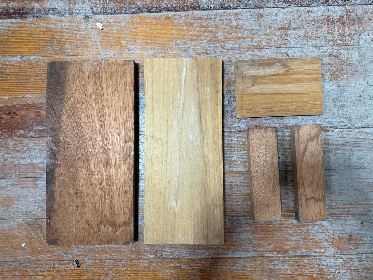 Misc. 5 Teak Pieces For Small Projects