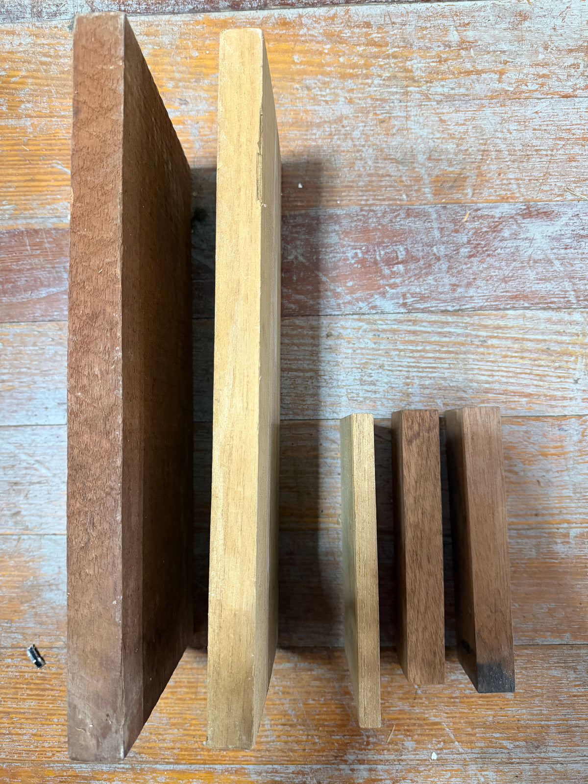 Misc. 5 Teak Pieces For Small Projects