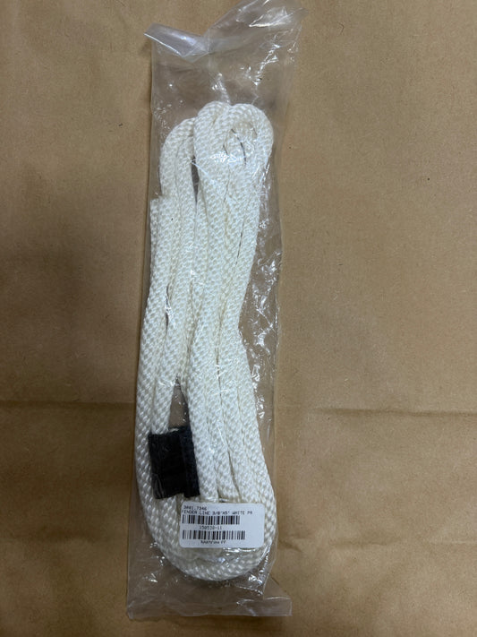 Fender Line 3/8" Diameter x 5' - White - NEW
