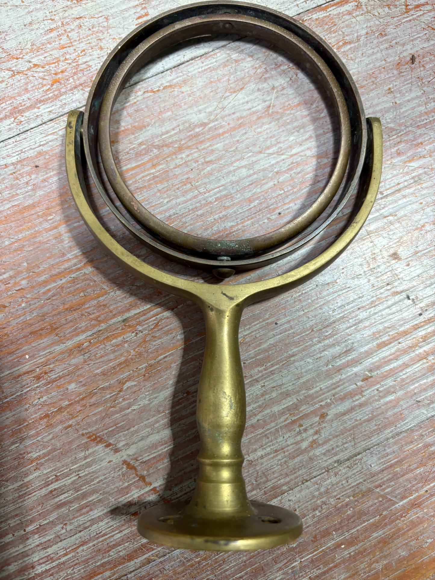 Vintage Bronze Oil Lamp
