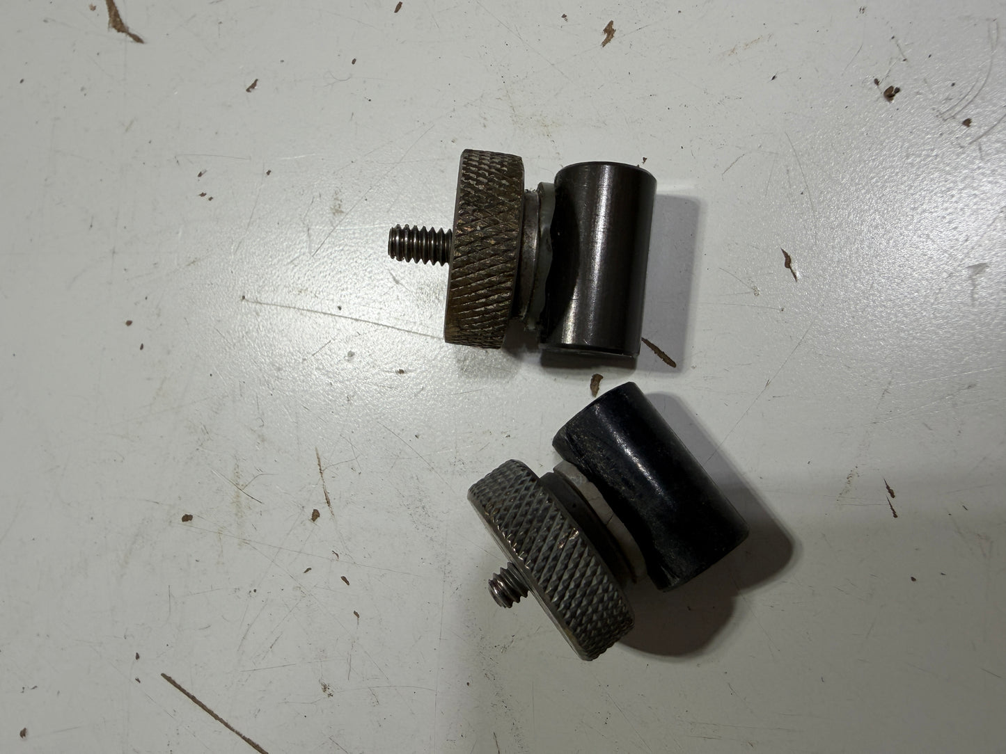 PAIR 1/2" Adjustable Slug - Chromed Bronze