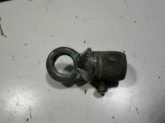 Chromed Bronze Lifeline Eye - 7/87" Tubing Fit