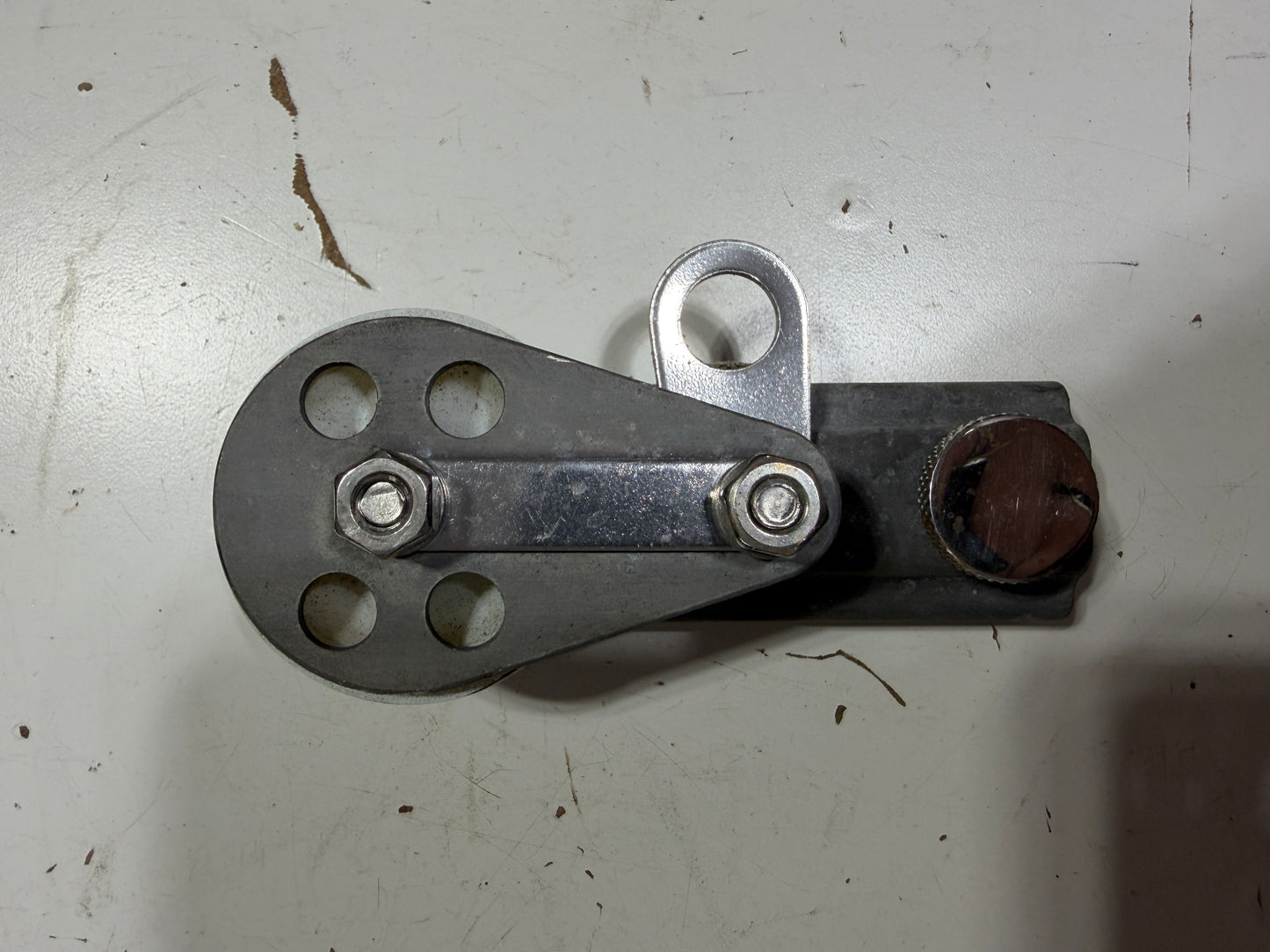 1 7/8" Sheave - 1" Screw Top Track Car - 3/8" Line