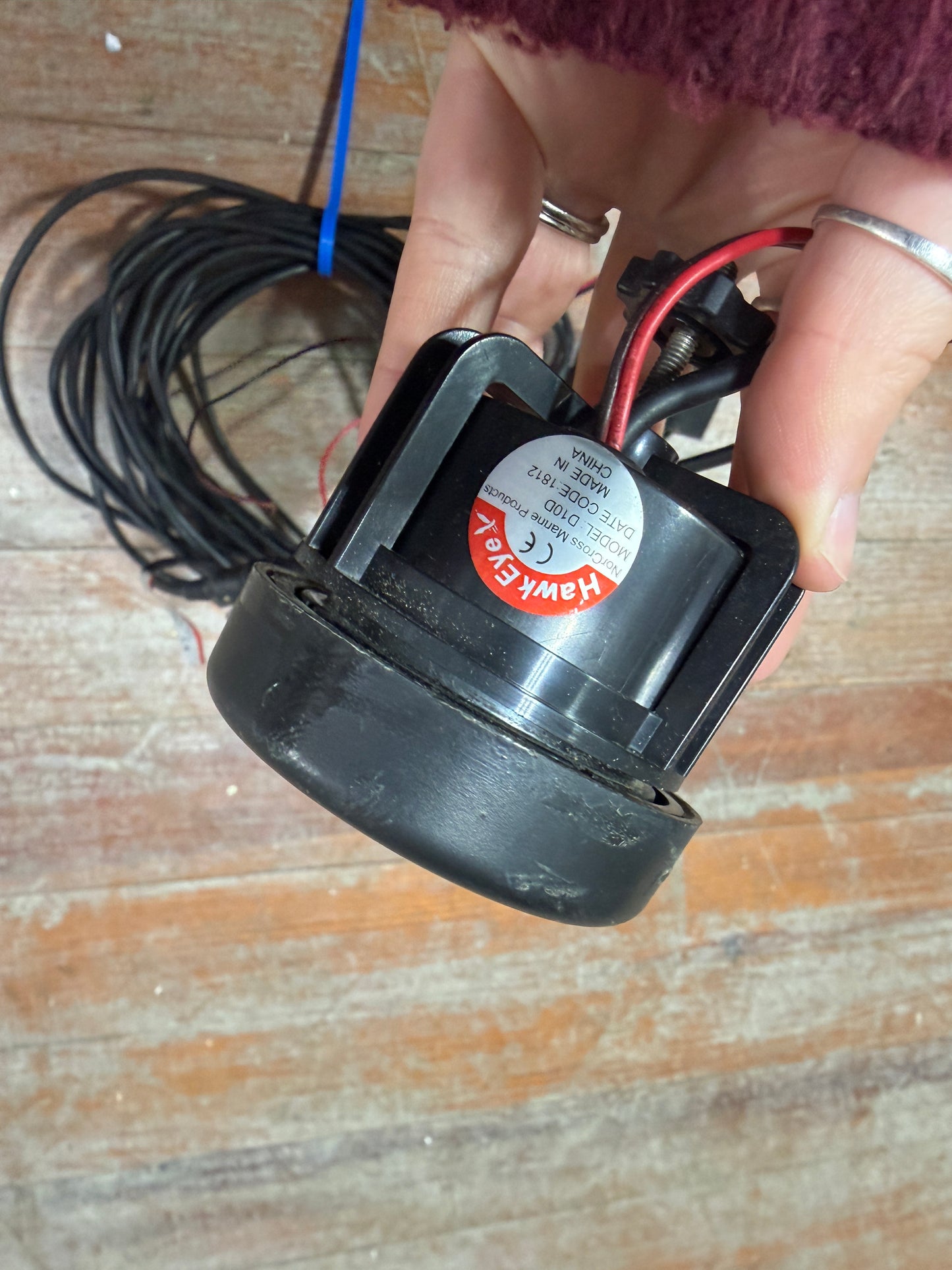 Hawkeye Model D10D With Transducer