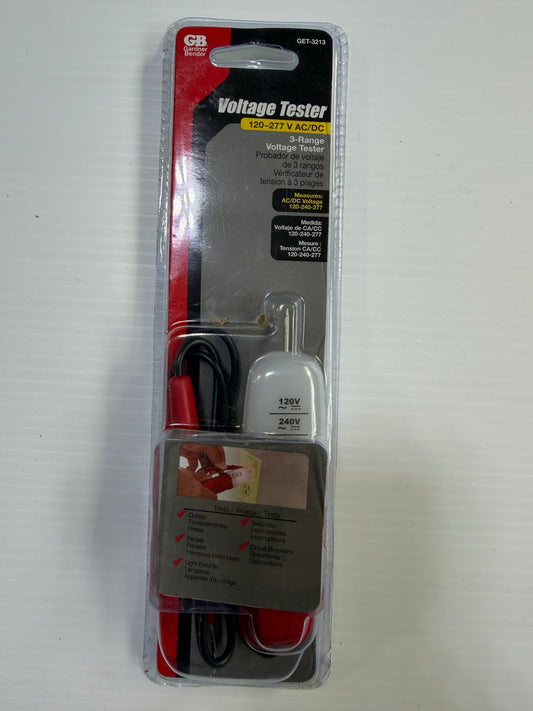 Gardner Bender Voltage Tester 120-277V AC/DC - NEW
