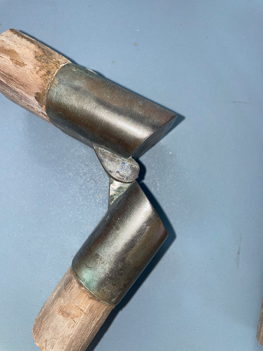 Vintage Bronze Gate Hinge Set - NON LOCKING