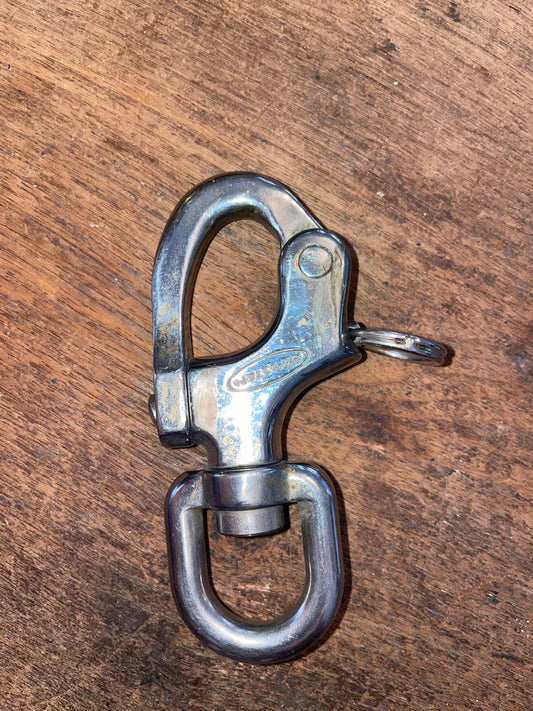 SS 3/4” Ronstan Swivel Bail Snap Shackle