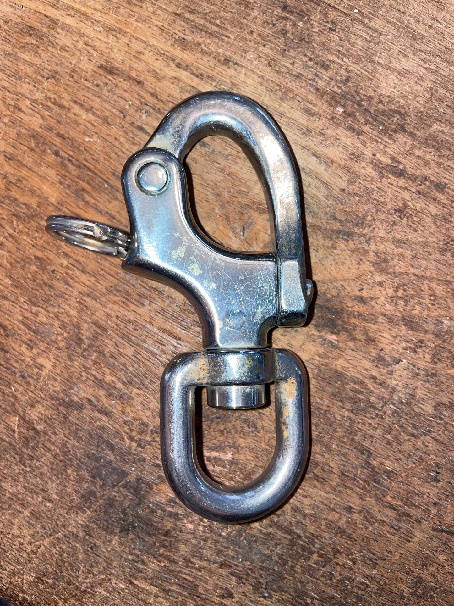 SS 3/4” Ronstan Swivel Bail Snap Shackle