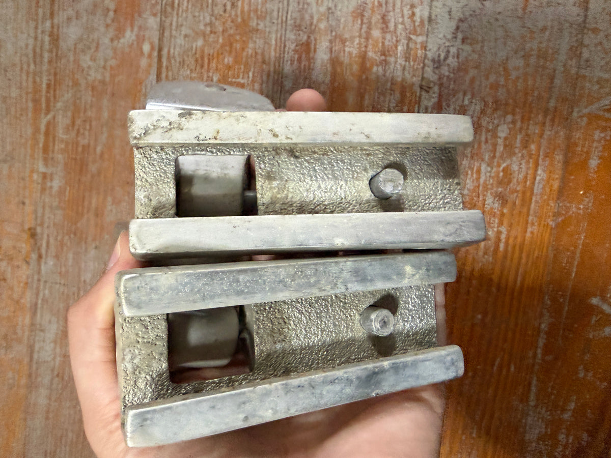 PAIR 1 1/4" Aluminum Sheet Blocks