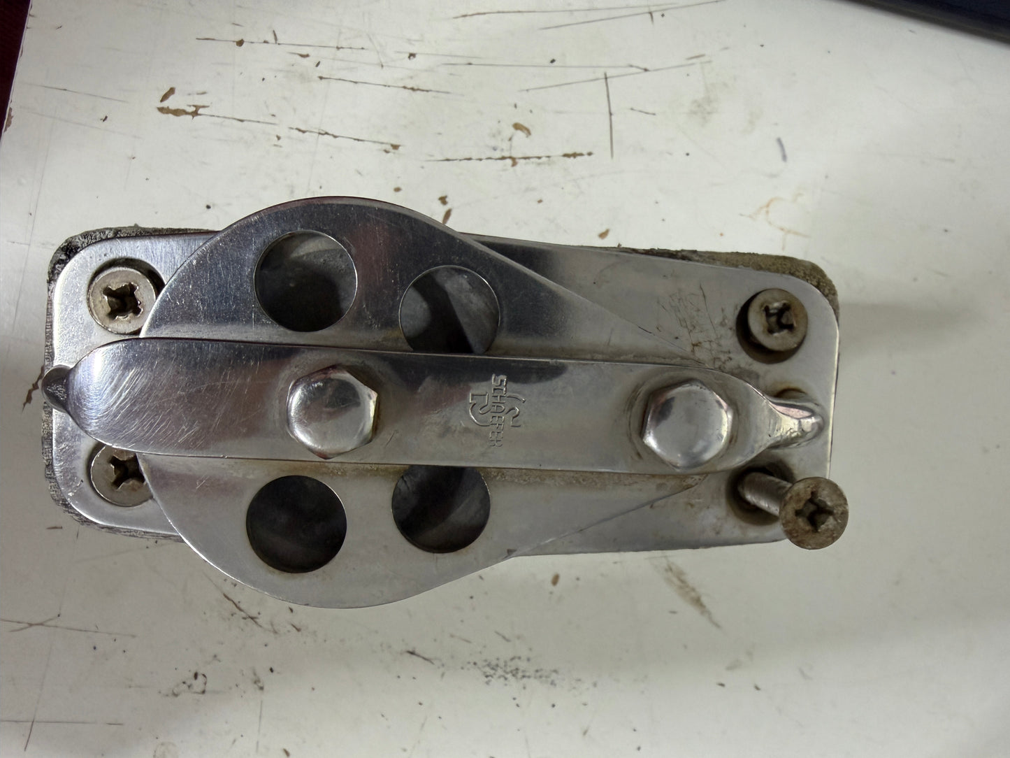 Schaefer Cheek Block- 2 1/2” Sheave- 5/8” Line