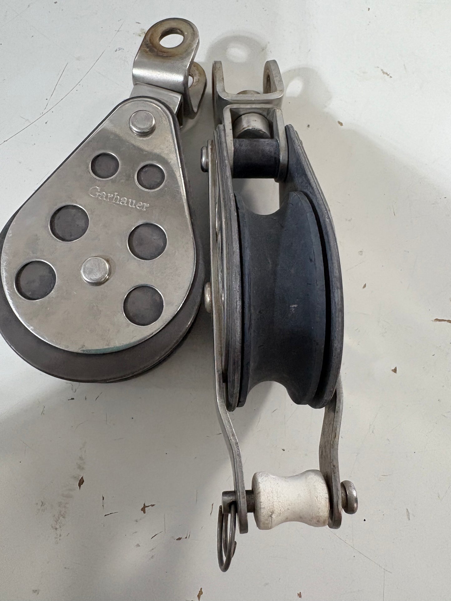 Pair of Garhauer Single Swivel Blocks - 1/2" Line