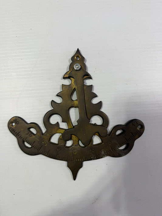 Brass Inclinometer - Stainless Steel Nut