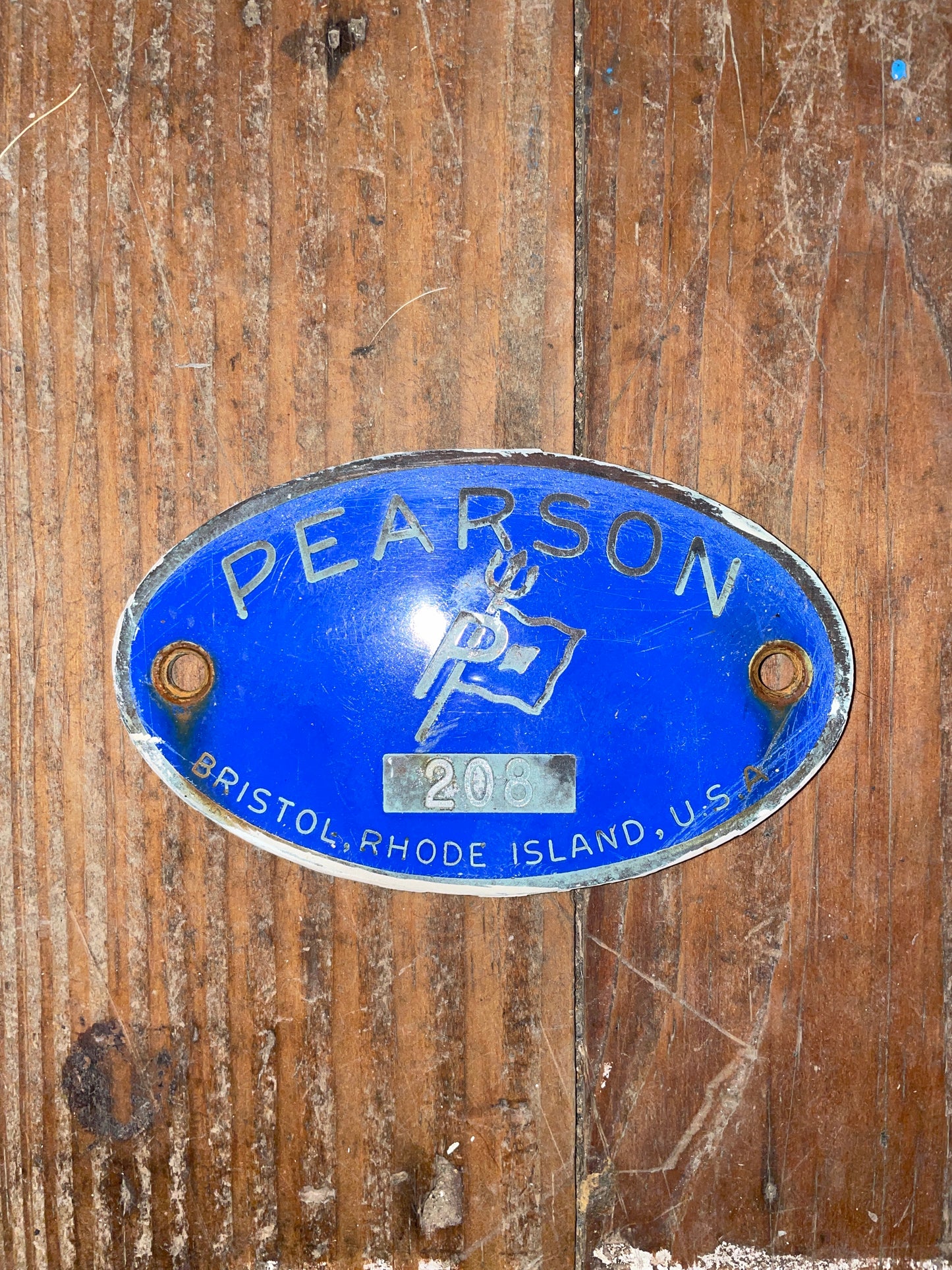 Pearson Bronze Builders Plate