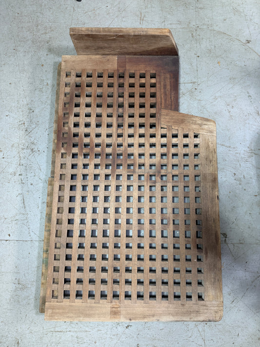 Teak Grate OFF Trintella IV - Unique Shaped -- #401