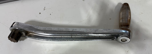 Barlow Chromed Bronze 10" Winch Handle with Clear Plastic Knob