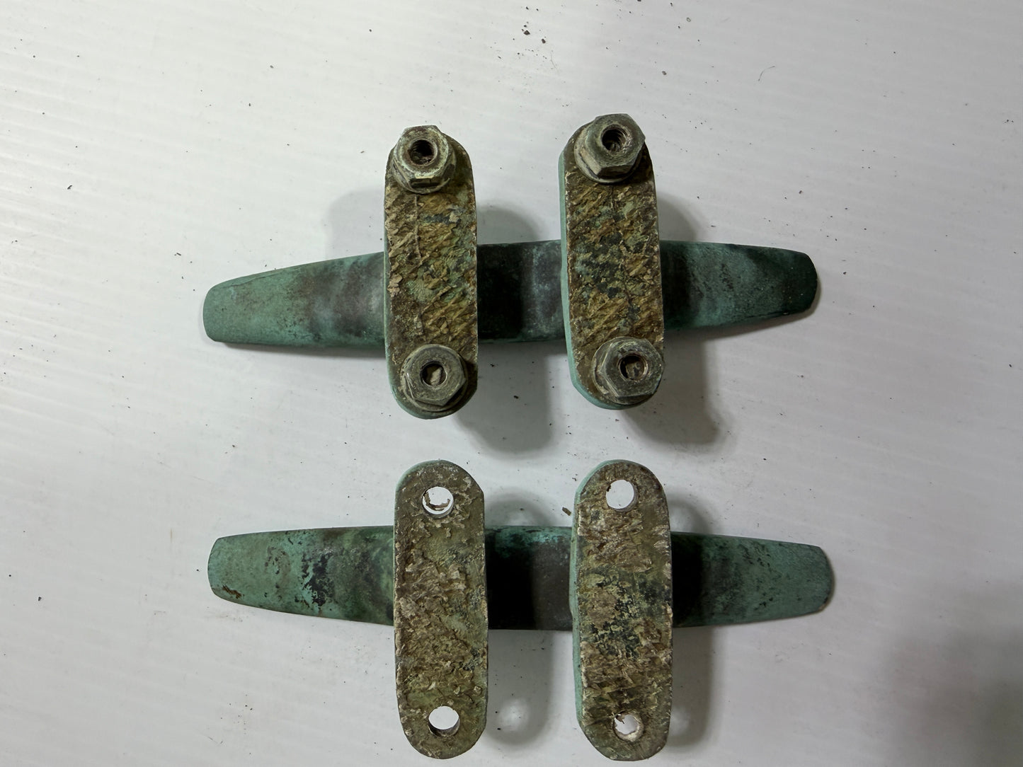 PAIR 6" Solid Bronze Cleats - Sailmaster 22