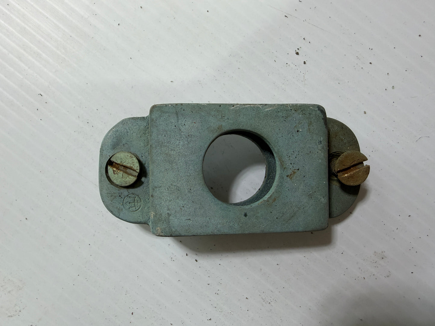 Vintage Bronze Merriman Insert Winch Handle Holder - 1 1/2" Width x 1/4" Thickness