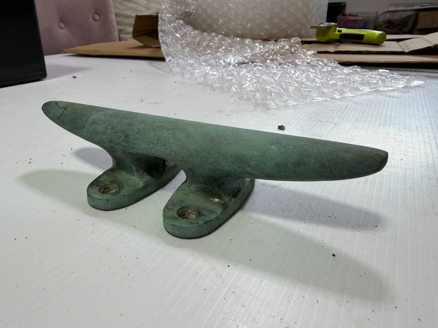 9 1/4" Hollow Bronze Cleat - Sailmaster 22
