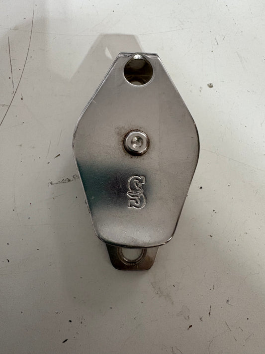 Schaefer Cheek Block - 1 1/2" Sheave - 3/8" Line