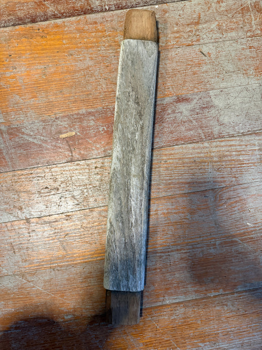 19" Long Teak Had Rail Piece - 2 1/8" Long x 1" Wide x 1" Thick