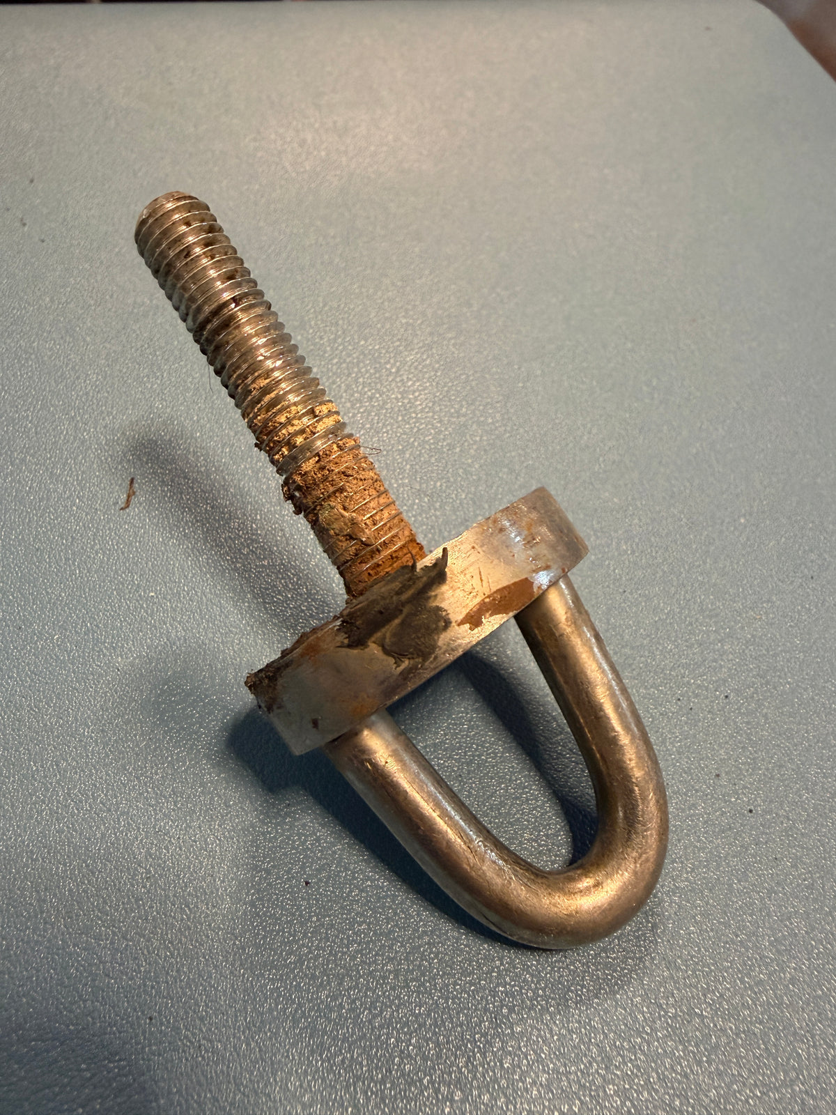 Stainless Steel Eye Bolt - 3/8" x 2" BOLT - 11/16" Width x 1" Height EYE