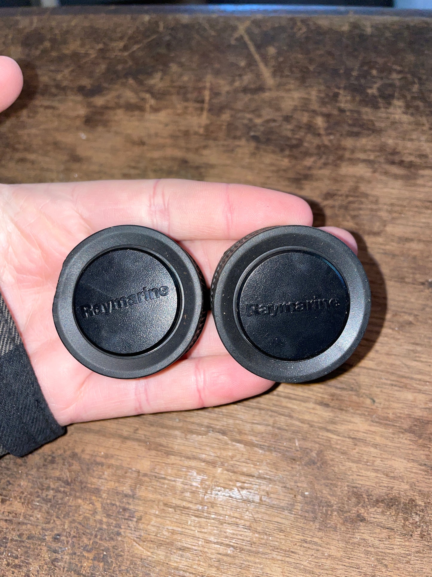 Pair Of Raymarine Bracket Knobs