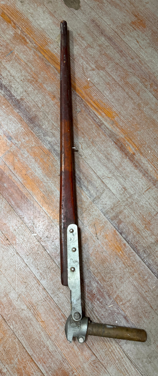 46.5" Total Length Tiller Handle With Hardware - Pearson Coaster 30 -- #26