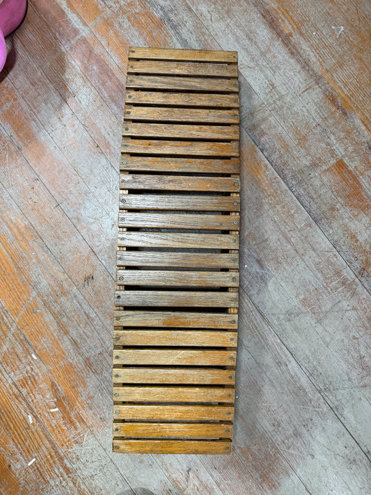 Beautiful Teak Helm Seat OFF Pearson Coaster 30 -- #327
