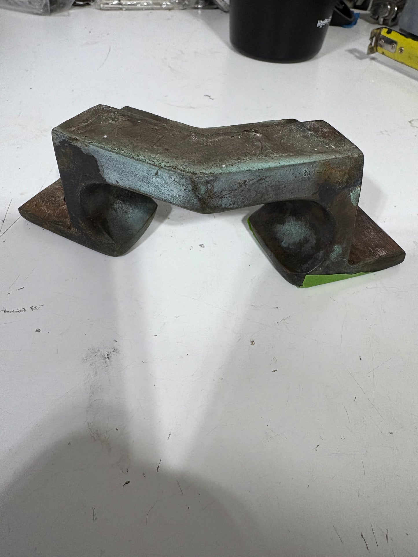 Bronze Angled Toe Rail Cleat