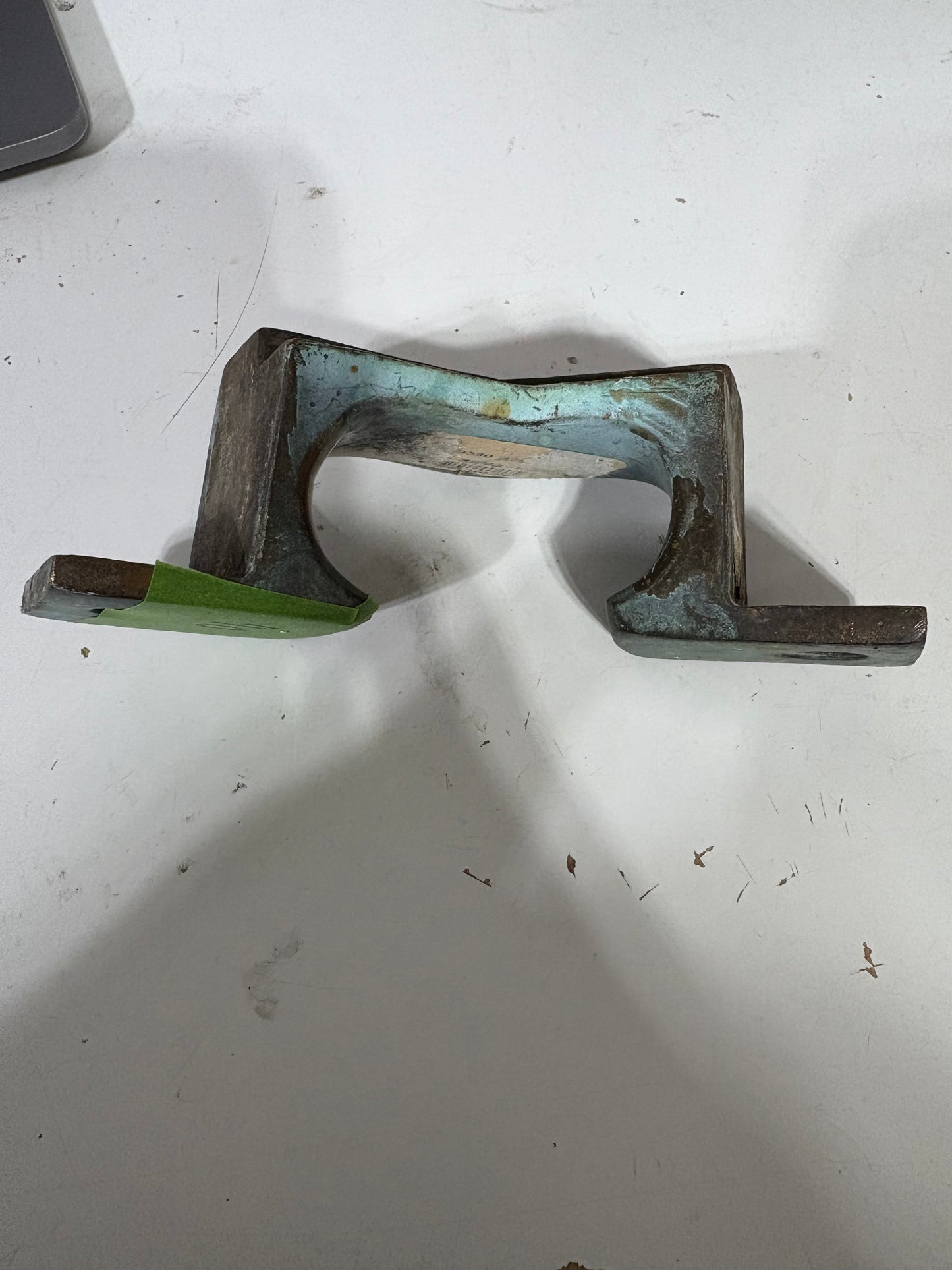 Bronze Angled Toe Rail Cleat