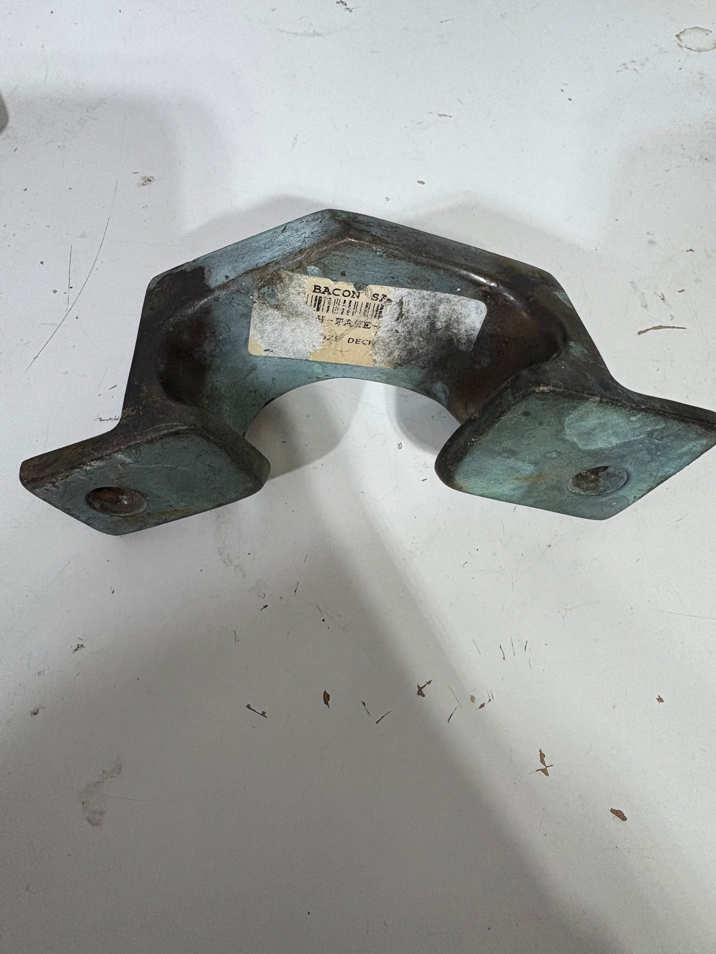 Bronze Angled Toe Rail Cleat