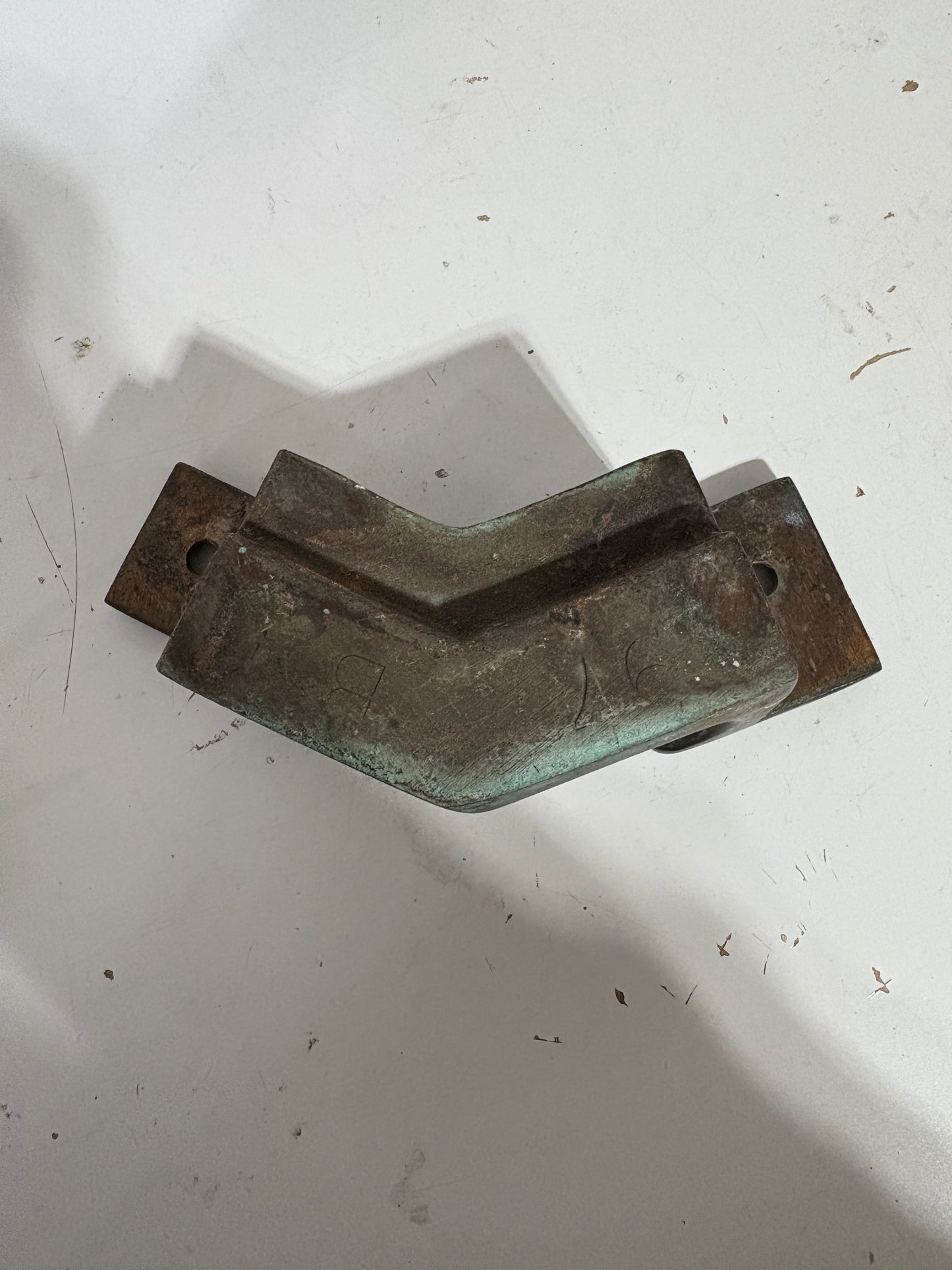 Bronze Angled Toe Rail Cleat