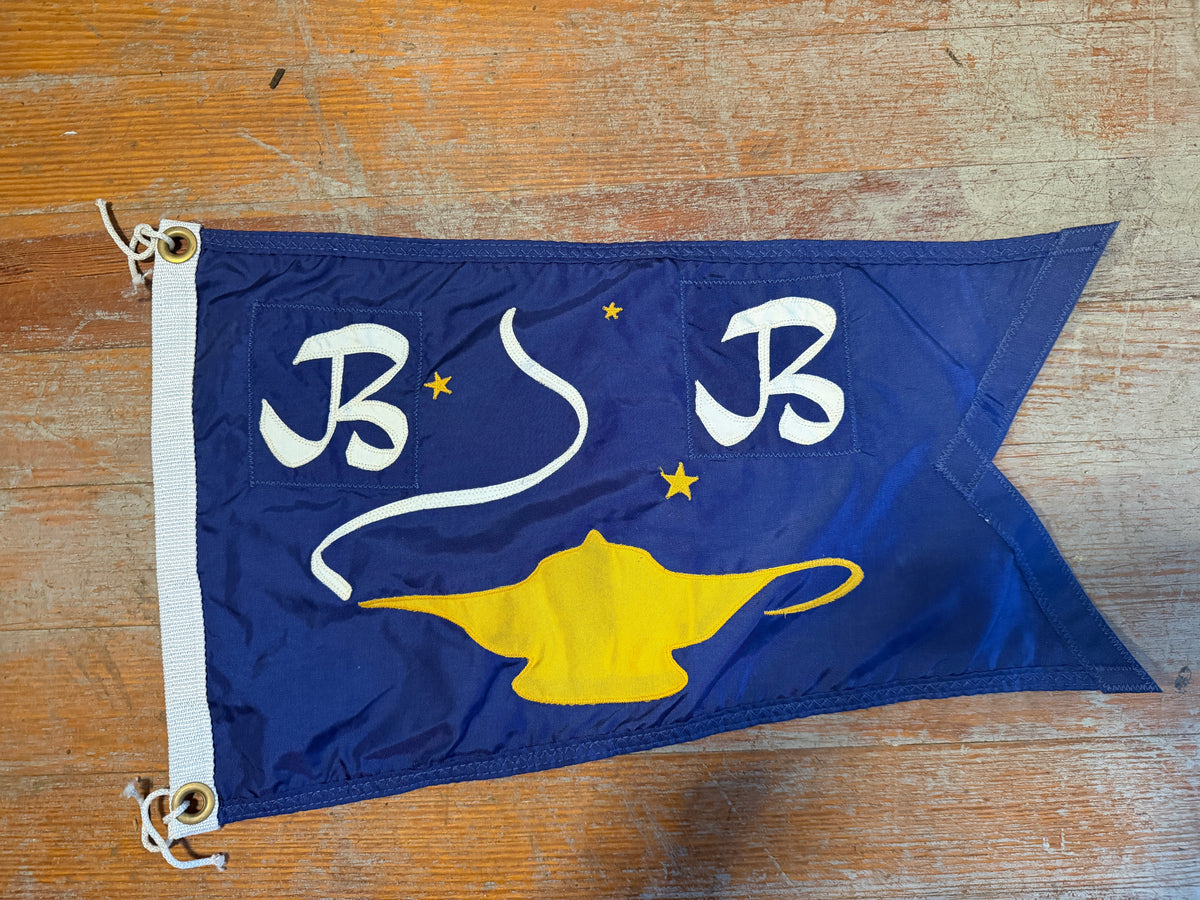 Blue Swallowtail Burgee - Aladdin Lamp - Double B