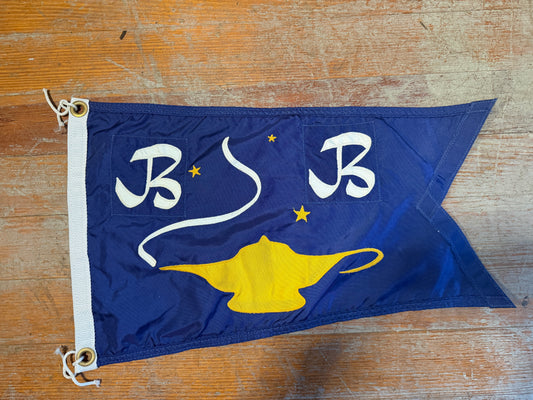 Blue Swallowtail Burgee - Aladdin Lamp - Double B