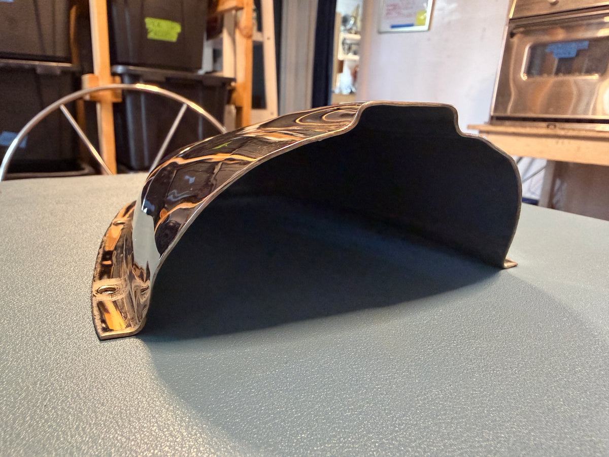 Stainless Steel Clam Shell Vent - 7 1/4" Length x 5 3/4" Width x 2 1/4" Height