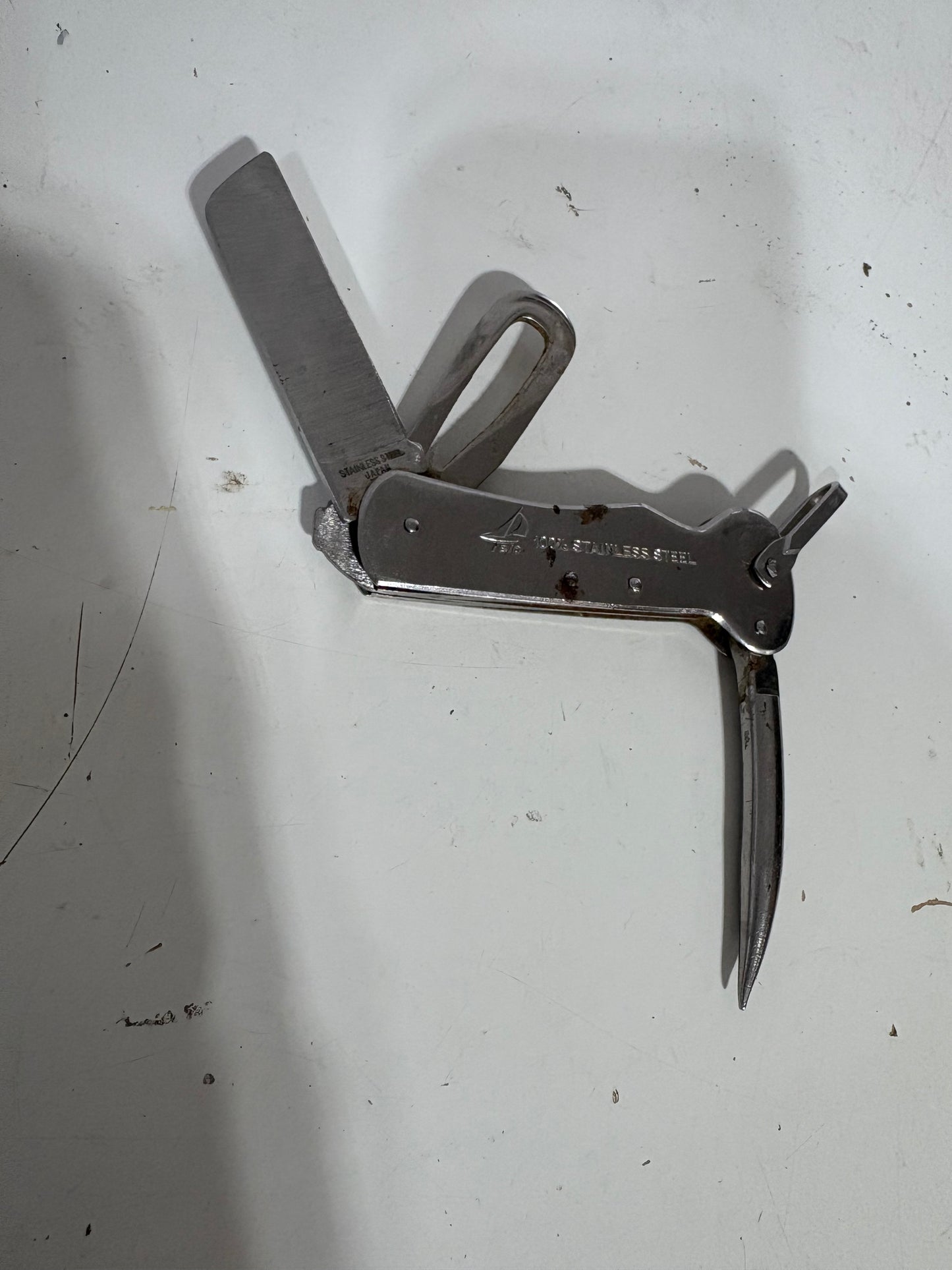 Rigger's Sailor's Rope Folding Pocket Knife
