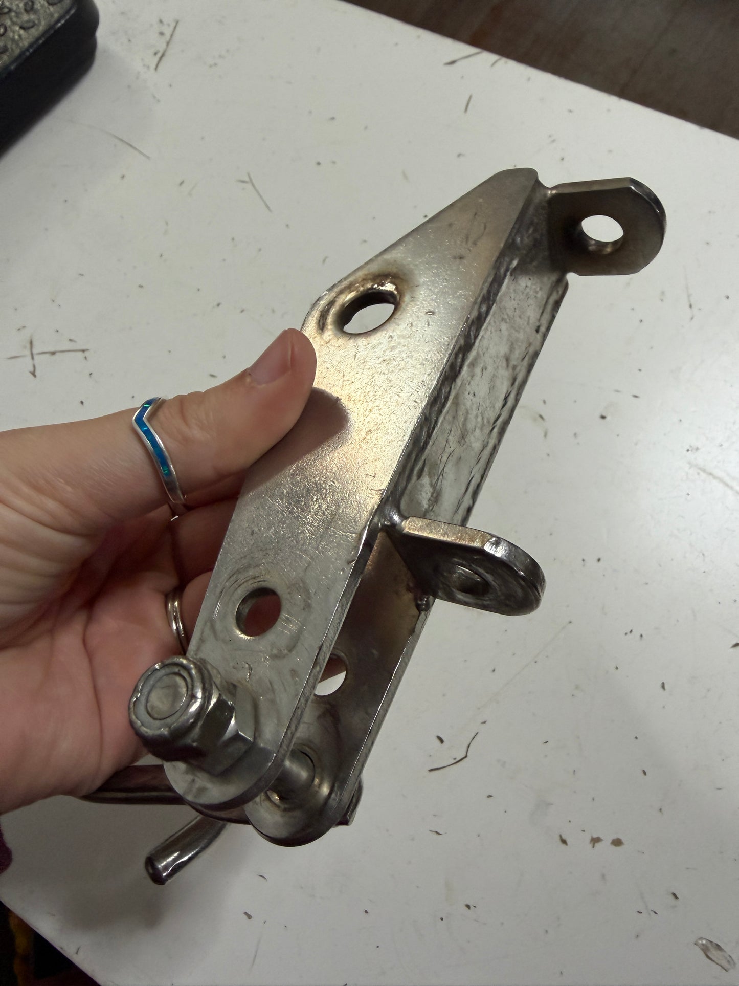 Gooseneck Attachment With Reefing Hook